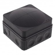 WISKA COMBI 108 IP66 BLACK JUNCTION BOX