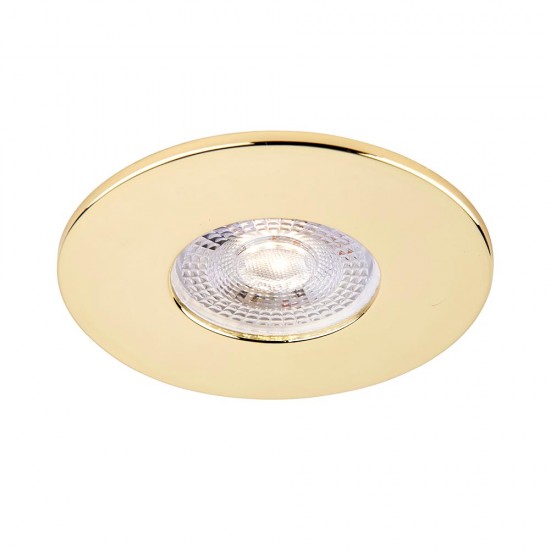 SAXBY IP20 ShieldONE 75 BEZEL FIXED - POLISHED BRASS
