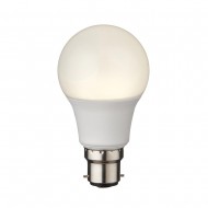 SAXBY 8W LED GLS OPAL B22 COOL WHITE 4000K 806 LUMENS