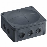 WISKA COMBI 1210 IP66 BLACK JUNCTION BOX