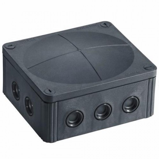 WISKA COMBI 1210 IP66 BLACK JUNCTION BOX