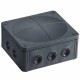 WISKA COMBI 1210 IP66 BLACK JUNCTION BOX