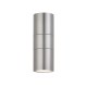 Saxby Scope Up & Down Wall Light IP65 - Brushed Steel