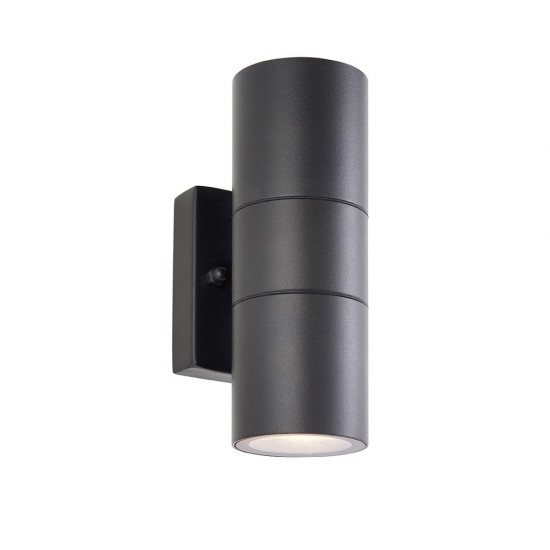 Saxby Scope Up & Down Wall Light IP65 - Black