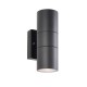 Saxby Scope Up & Down Wall Light IP65 - Black