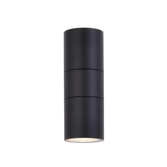Saxby Scope Up & Down Wall Light IP65 - Black
