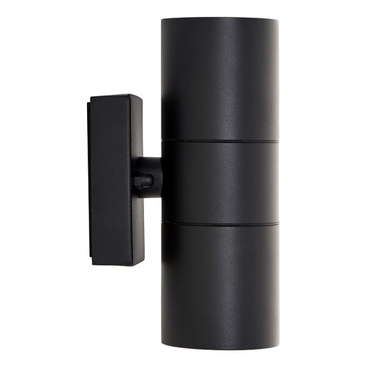 Saxby Scope Up & Down Wall Light IP65 - Black