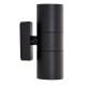 Saxby Scope Up & Down Wall Light IP65 - Black