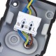 Saxby Scope PIR/Photocell Up & Down Wall Light IP65 - Matt Black