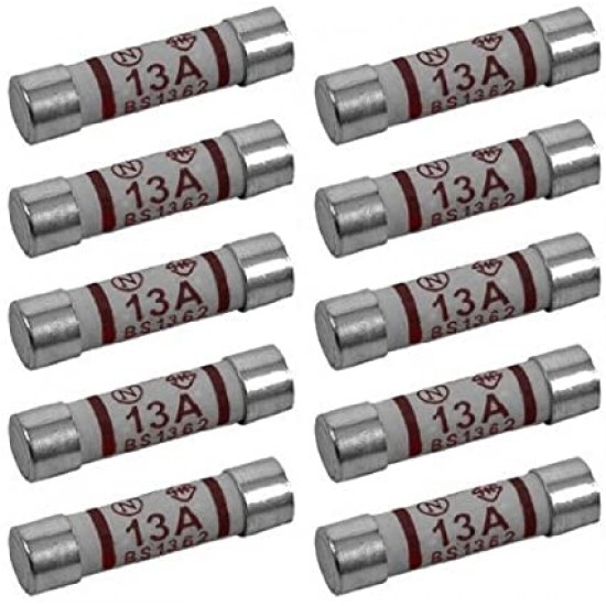 13A PLUG TOP FUSE (PACK 10)