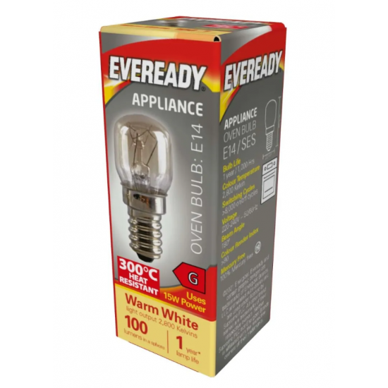 EVEREADY 15W SES OVEN LAMP