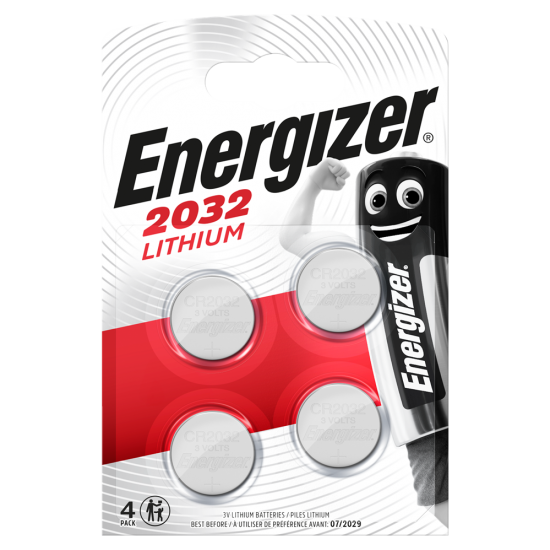 ENERGIZER 4 X CR2032 LITHIUM BATTERIES
