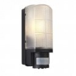 SAXBY BULKHEAD MOTION PIR 1LT WALL IP44 (E27 LAMP REQUIRED)