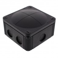 WISKA COMBI 607 IP66 BLACK JUNCTION BOX