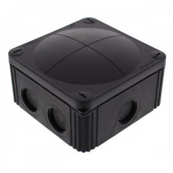 WISKA COMBI 607 IP66 BLACK JUNCTION BOX