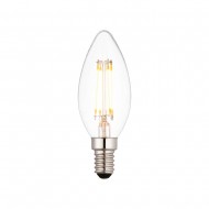 SAXBY DIMMABLE 4.5W LED FILAMENT E14 CANDLE LAMP 2700K (WARM WHITE)