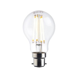 SAXBY DIMMABLE B22 LED FILAMENT GLS 8W 1100LM 138LM/W 2700K (WARM WHITE)