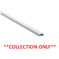 SAXBY 2M SLIM FLAT ALUMINIUM PROFILE C/W OPAL COVER