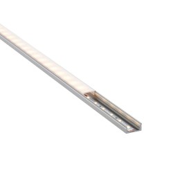 SAXBY 2M SLIM FLAT ALUMINIUM PROFILE C/W OPAL COVER