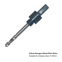 ARMEG 9.5MM HEXAGON ARBOR (14-29MM)