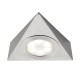 SAXBY NYX TRIANGULAR BRUSHED CHROME 230V 2.5W CCT LED UNDER CABINET LIGHT