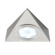 SAXBY NYX TRIANGULAR BRUSHED CHROME 230V 2.5W CCT LED UNDER CABINET LIGHT