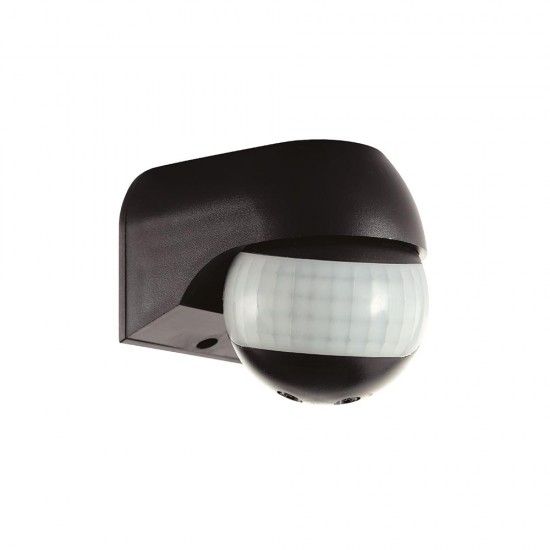 SAXBY 1000W LED PIR BLACK IP44 180DEG