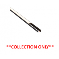 SAXBY 2M BLACK SLIM FLAT ALUMINIUM PROFILE COMES WITH OPAL COVER