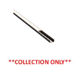 SAXBY 2M BLACK SLIM FLAT ALUMINIUM PROFILE COMES WITH OPAL COVER