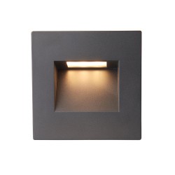 SAXBY ALBUS CCT SQUARE IP65 1.5W WALL LIGHT