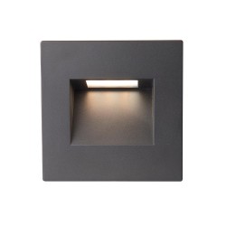 SAXBY ALBUS CCT SQUARE IP65 1.5W WALL LIGHT