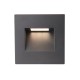 SAXBY ALBUS CCT SQUARE IP65 1.5W WALL LIGHT