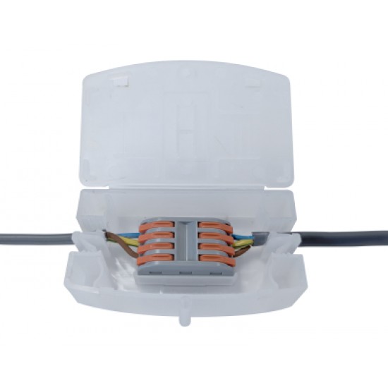 CONNECTOR BOX ENCLOSURE C/W 4 POLE LEVER SPLICE CONNECTOR