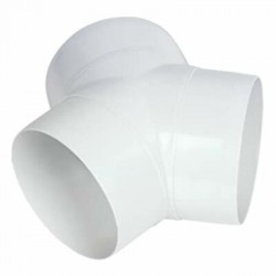 100MM Y PIECE (SOLID DUCTING)