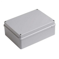 GREY ADAPTABLE JUNCTION BOX IP56 190MM X 140MM X 70MM BOX