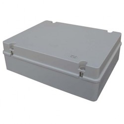 GREY ADAPTABLE JUNCTION BOX IP56 380MM X 300MM X 120MM BOX