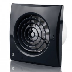 BLAUBERG 4IN (100MM) IP45 FAN C/W TIMER (BLACK)
