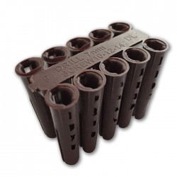 BROWN FIXING PLUG (BOX OF 100)