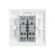 Saxby Curved Edge 10AX 2 Gang 2-Way Switch