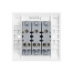 Saxby Curved Edge 10AX 3 Gang 2-Way Switch