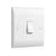 Saxby Curved Edge 10AX 1 Gang Intermediate Switch