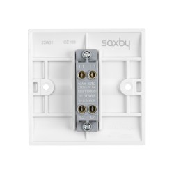 Saxby Curved Edge 10AX 1 Gang Intermediate Switch