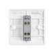 Saxby Curved Edge 10AX 1 Gang Intermediate Switch