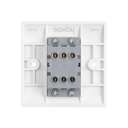 Saxby Curved Edge 10AX 1 Gang 3-Pole Fan Isolator Switch
