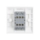 Saxby Curved Edge 10AX 1 Gang 3-Pole Fan Isolator Switch