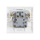Saxby Curved Edge 20A 1 Gang Double Pole Switch