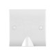 Saxby Curved Edge 20A Flex Outlet Plate