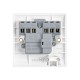 Saxby Curved Edge 13A Switched Fused Spur Unit with Flex Outlet