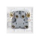 Saxby Curved Edge 45A 1 Gang Double Pole Switch