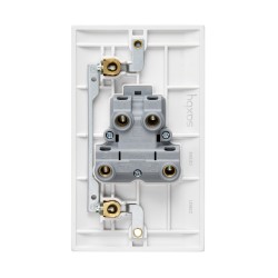 Saxby Curved Edge 45A Large Plate Double Pole Switch